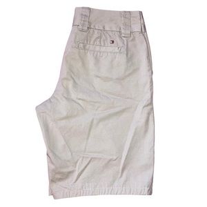 Tommy Hilfiger tan khaki shorts nude denim cargo shorts